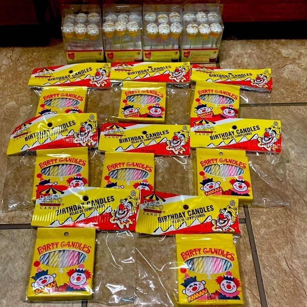 Birthday Candle Bundle Party Supplies Kids